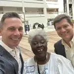 Dina Eisenberg with friends Brad Hughes 